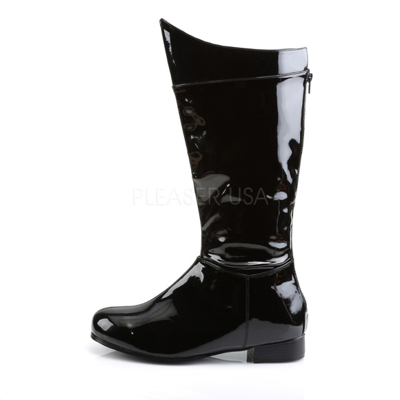Mens Pull-On Cosplay Halloween Super Hero Boots